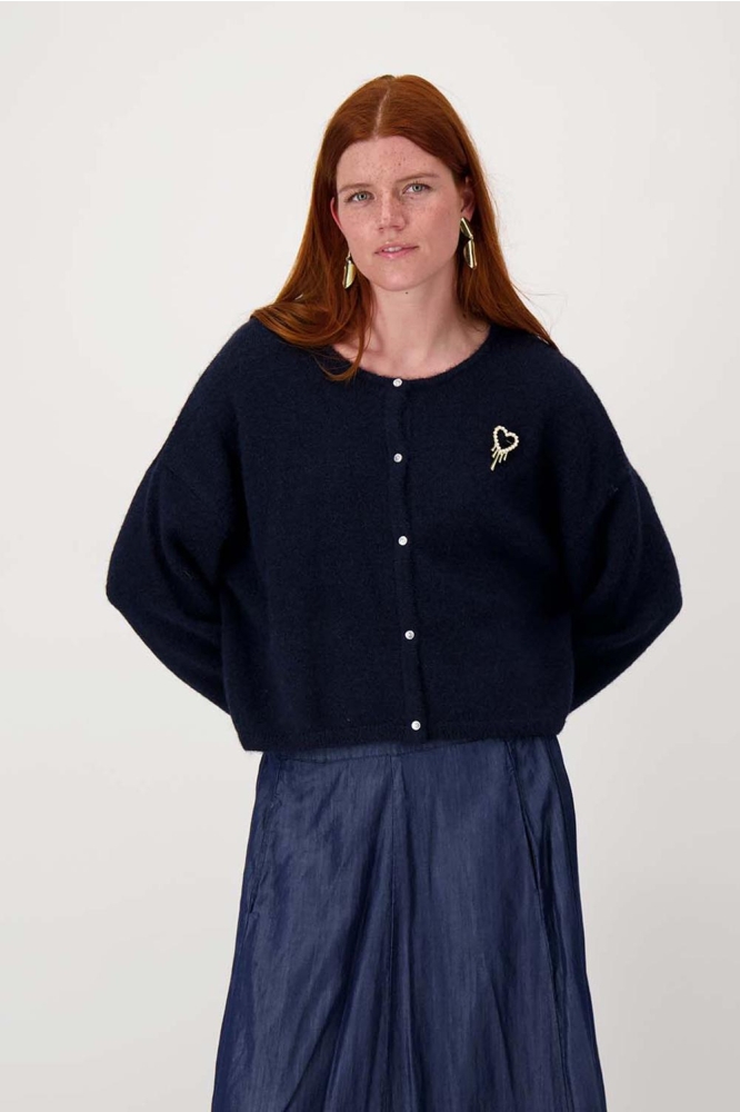 BASIC VESTJE 0306 085 2021 NIGHT BLUE